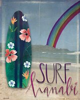 Surf Hanalei Fine Art Print