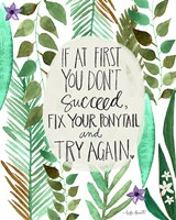 Fix Your Ponytail Fine Art Print