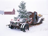 Christmas Truck Fine Art Print