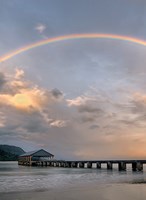 Rainbow Pier IV Framed Print