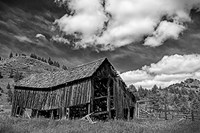 Old Barn & Corral Fine Art Print