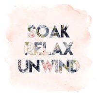 Soak, Relax, Unwind Fine Art Print