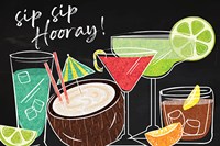 Sip Sip Hooray! Fine Art Print