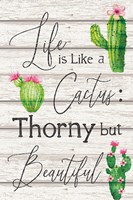 Life is Like a Cactus Fine Art Print