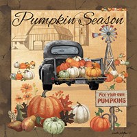 Pumpkin Season II Fine Art Print