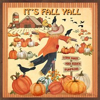 It's Fall Y'all Fine Art Print