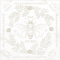 Save the Bees II Fine Art Print