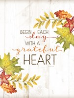 Begin Each Day Fine Art Print