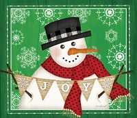 Joy Snowman Fine Art Print