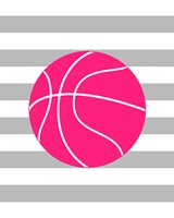 Basketball Stripes Fine Art Print