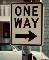 One Way Fine Art Print