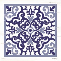 Blue Tile VI Fine Art Print