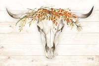 Fall Steer Skull Fine Art Print