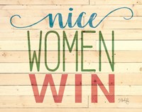 Nice Women Win Fine Art Print