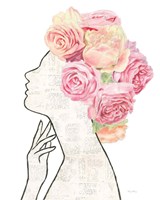 She Dreams of Roses II Fine Art Print