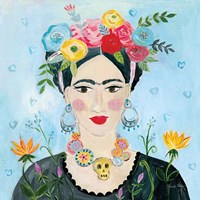 Homage to Frida II Shoulders Fine Art Print