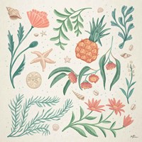 Seaside Botanical III Fine Art Print