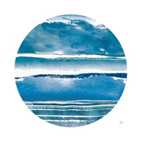 By the Sea Circle Fine Art Print