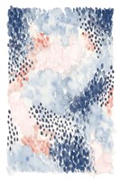 Spring Blooms I Blue Fine Art Print