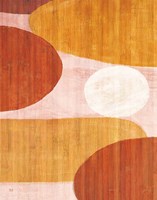 Costa Del Sol I Pink Framed Print