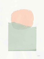 Buoyant Pink and Green Fine Art Print