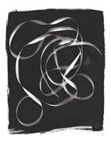 Nature By The Lake Ribbon II BW Fine Art Print