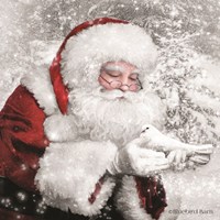 Santa's Little Friend Fine Art Print