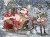 Santa's Little Helper Fine Art Print