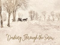 Dashing Through the Snow Fine Art Print