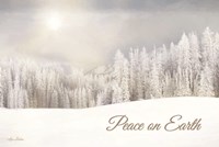 Lava Mountain Snow Storm Fine Art Print