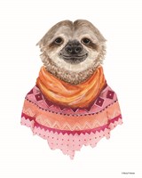Sloth in a Sweater Fine Art Print