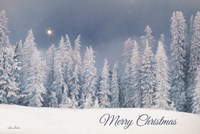 Lava Mountain Merry Christmas Fine Art Print