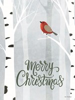 Merry Christmas Forest Fine Art Print