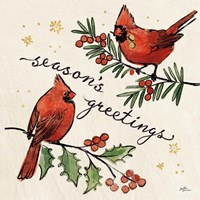 Christmas Lovebirds X Fine Art Print