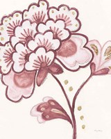Flora Chinoiserie IV Pink Framed Print