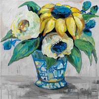 Ginger Jar II Gray Framed Print