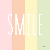 Smile Rainbow Framed Print