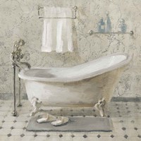 Victorian Bath III Neutral Fine Art Print