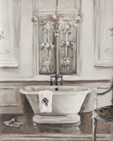 Classical Bath III Gray Fine Art Print