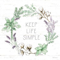 Farmhouse Cotton IX Sage Fine Art Print