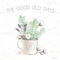 Farmhouse Cotton III Sage Fine Art Print