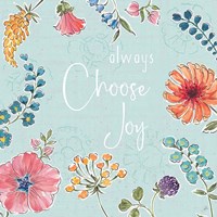 Gypsy Meadow V Blue Fine Art Print