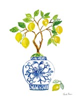 Lemon Chinoiserie II Fine Art Print