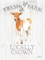 Fresh off the Farm wood Fine Art Print