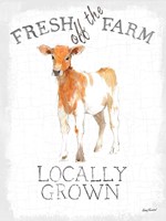 Fresh off the Farm enamel Fine Art Print