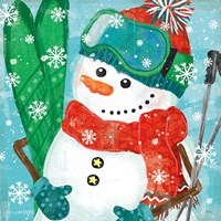 Snowy Fun V Fine Art Print