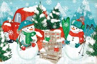 Snowy Fun I Fine Art Print