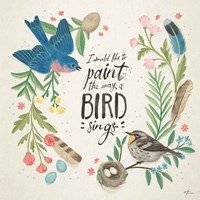 Bird Study V Fine Art Print