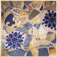 Barcelona Mosaic Fine Art Print