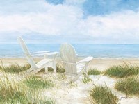 Beach Chairs Fine Art Print